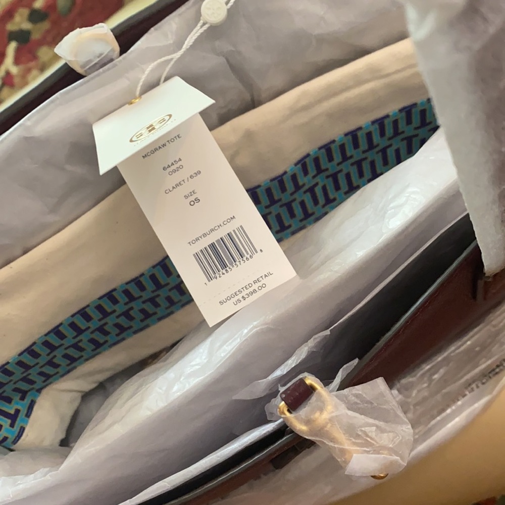 🎊 🎉 Tory Burch Tb McGraw LARGE 👜 - Picture 7 of 13
